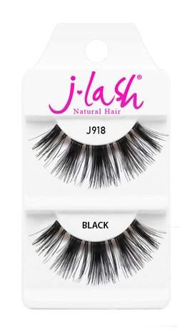 J-Lash - Natural Hair - J918 - Extreme Volume & Length - Nepwimpers - Zwart - 1 g