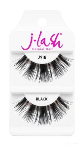 J-Lash - Natural Hair - J918 - Extreme Volume & Length - Nepwimpers - Zwart - 1 g