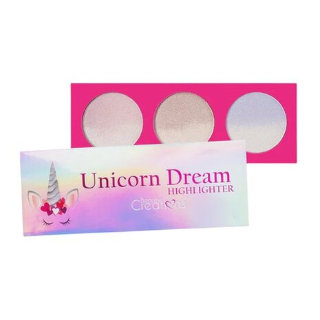 Beauty Creations - Unicorn Dream - Highlighter Palette - 3 kleuren - Gezichtspalet