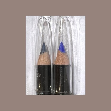 Colormates - Eyeliner Pencil - 62504 - Steely Grey & Sky Blue - 3.98 g