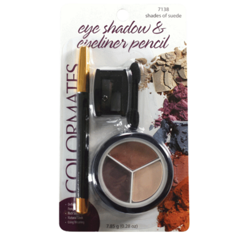 Colormates - Eyeshadow & Eyeliner Pencil  - 7138 - Shades of Suede - Oogschaduw - Eyeliner - 3.85 g