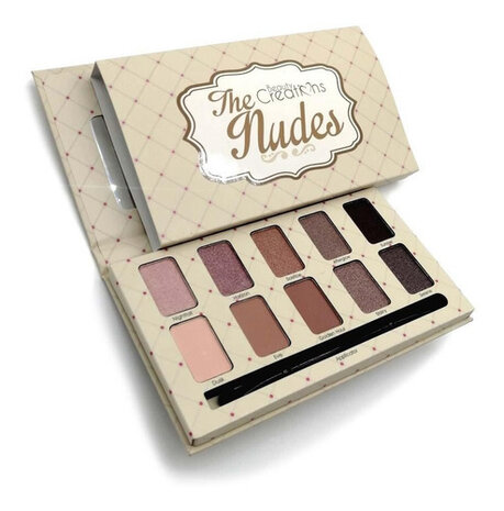 Beauty Creations - The Nudes - Eyeshadow Palette - 10 kleuren - E10.TN - Oogschaduw Palette - 14 g