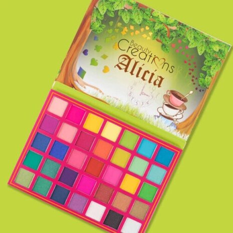 Beauty Creations - Alicia - Eyeshadow Palette - BCE14 - 35 kleuren - Oogschaduw Palette - 49 g