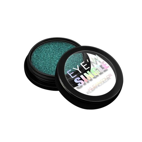 Kleancolor - Eye'm Single - GLITTER - Eyeshadow - GNO - ES222.06 - Turquoise - Oogschaduw - 1.8 g