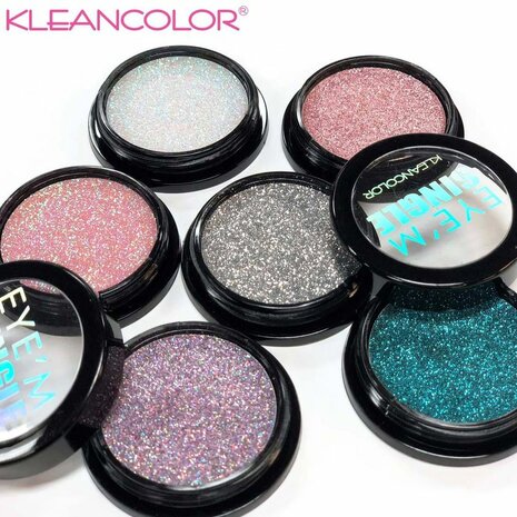 Kleancolor - Eye'm Single - GLITTER - Eyeshadow - GNO - ES222.06 - Turquoise - Oogschaduw - 1.8 g