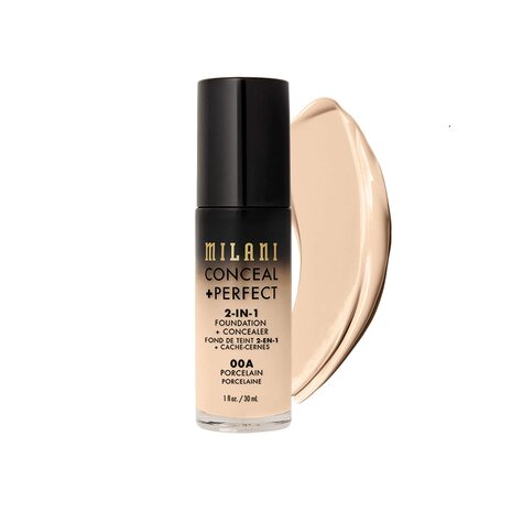 Milani - Conceal + Perfect - 2 in1 - Foundation & Concealer - 00A