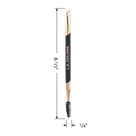 L.A. Colors - PRO - Duo - Brow & Liner Brush - CBR418