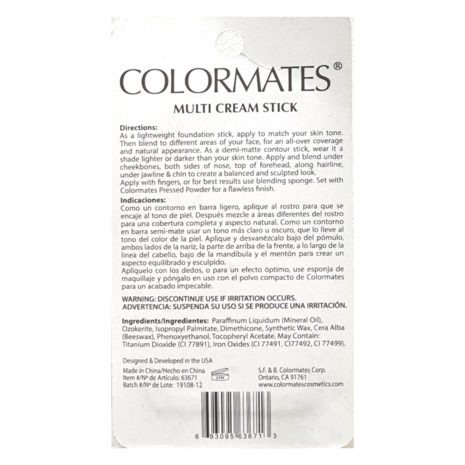 Colormates - Multi Cream Stick - 63671