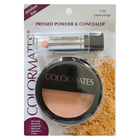 Colormates - Pressed Powder & Concealer - 7102