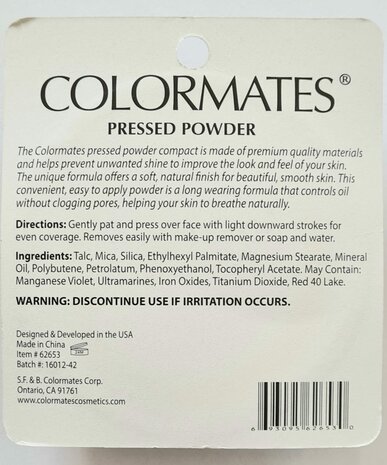 Colormates - Pressed Powder - 62653