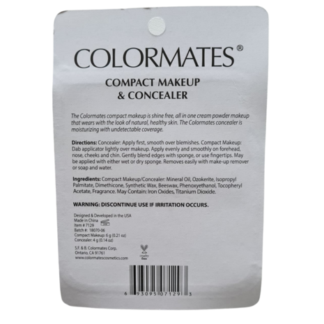 Colormates - Compact Makeup & Concealer - 7129