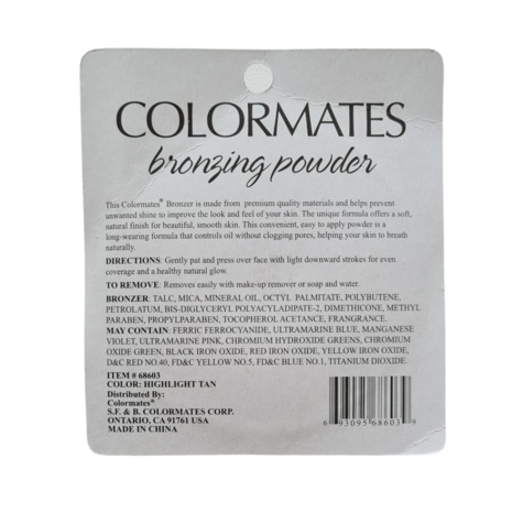 Colormates - Bronzing Powder - 68603