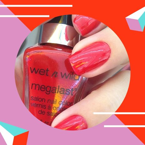 Wet 'n Wild MegaLast Salon Nail Color - 214C - I Red A Good Book