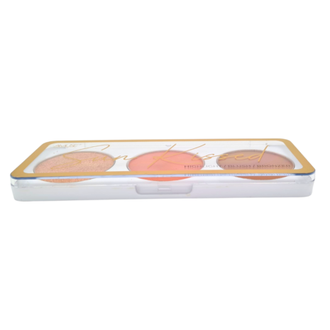 Amuse Sun Kissed Face Palette - 02 - Medium - Gezichtspalet - Bronzer, Highlight & Blush - 15 g