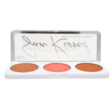 Amuse Sun Kissed Face Palette - 03 - Deep - Gezichtspalet - Bronzer, Highlight & Blush - 15 g