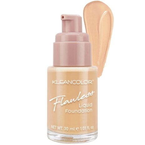 Kleancolor Flawless Liquid Foundation - 03 - Warm - Foundation - 30 ml