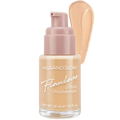 Kleancolor Flawless Liquid Foundation - 03 - Warm - Foundation - 30 ml