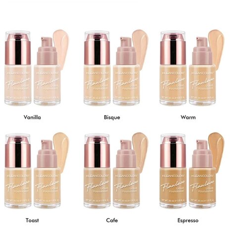 Kleancolor Flawless Liquid Foundation - 03 - Warm - Foundation - 30 ml