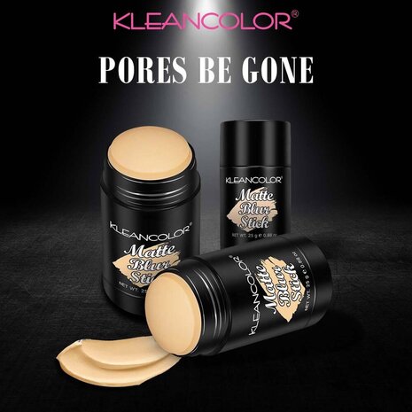 Kleancolor Matte Blur Stick - Make-up Primer - Foundation - Concealer - 25 g