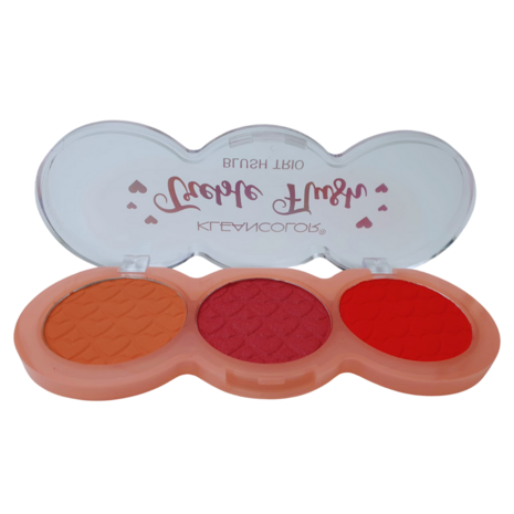 Kleancolor Treble Flush Blush Trio - 04 - Intense Heat