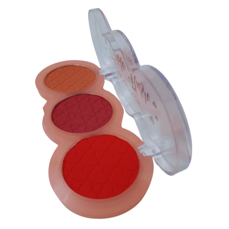 Kleancolor Treble Flush Blush Trio - 04 - Intense Heat