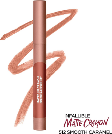 L'Oreal Paris Infallible - Matte Lip Crayon - 512 - Smooth Caramel