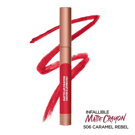 L'Oreal Paris Infallible - Matte Lip Crayon - 506 - Caramel Rebel 