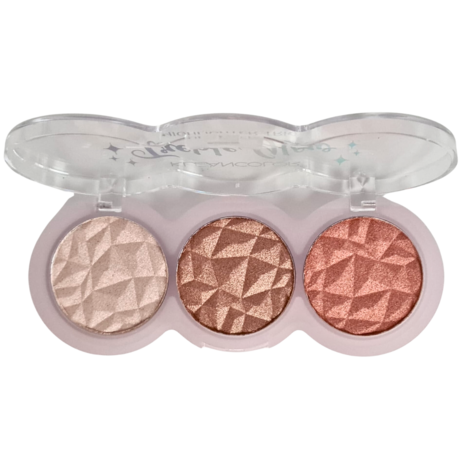 Kleancolor Treble Glow Highlighter Trio - 02 - Moonlit - Highlighter - 7.5 g