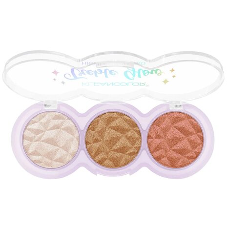 Kleancolor Treble Glow Highlighter Trio - 02 - Moonlit - Highlighter - 7.5 g