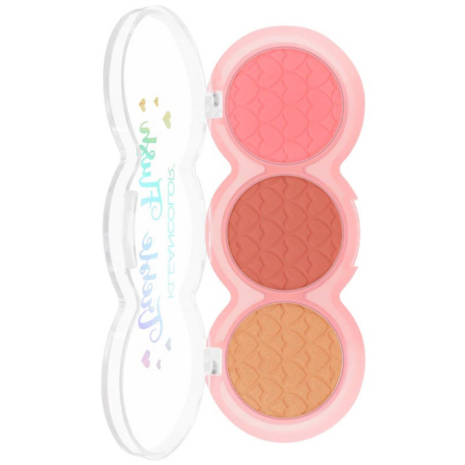 Kleancolor Treble Flush Blush Trio - 02 - Nice & Spiced - Blush - 7.5 g