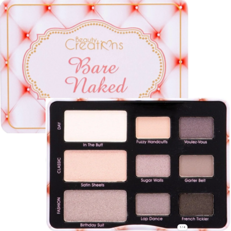 Beauty Creations - Bare Naked - 9 Kleuren - ETP9.B