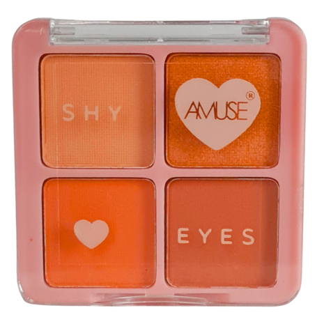 Amuse Shy Eyeshadow Quad - 04 Peachy Keen