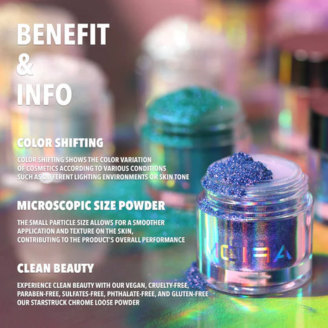 Moira Starstruck Chrome Loose Powder - 09 Myth