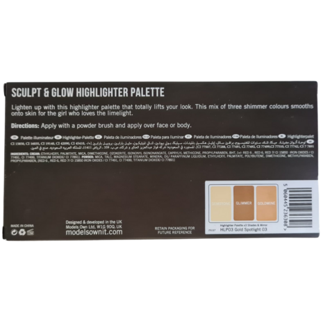 Models Own - Sculpt & Glow - 03 Gold Spotlight 