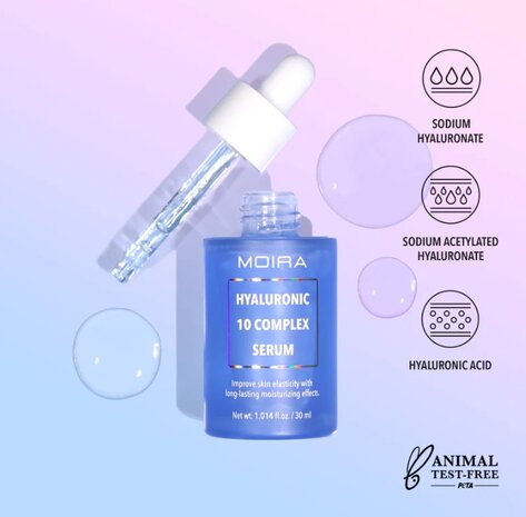 Moira Beauty - Hyaluronic 10 Complex Serum - Gezichtsserum