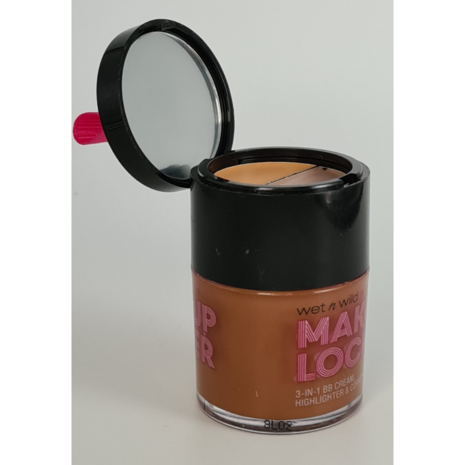 Wet 'n Wild - Makeup Locker 3-in-1 Sheer BB Cream, Highlighter & Corrector - 178A Deep - 30 ml