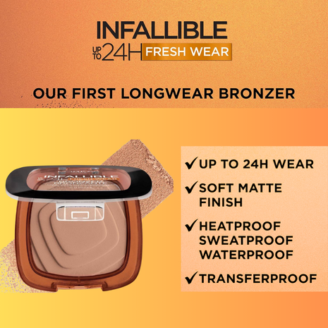 L'Oreal Paris - Infallible 24H Fresh Wear Bronzer - 200 Fair
