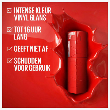 Maybelline SuperStay Vinyl Ink - 75 Hot