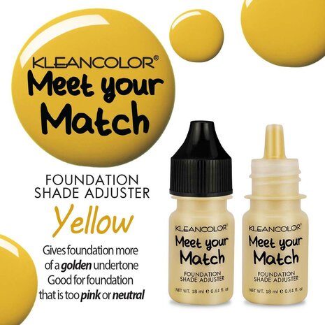 Kleancolor - Meet your Match - 02 Yellow