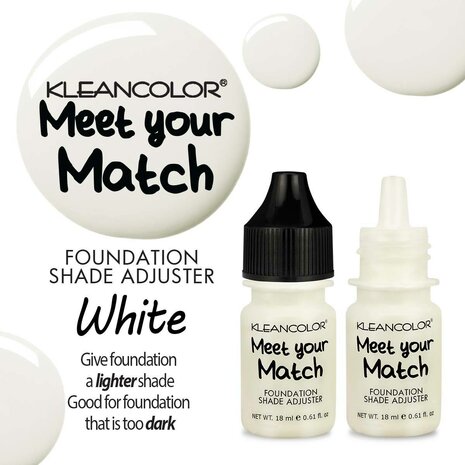 Kleancolor - Meet your Match - 01 White