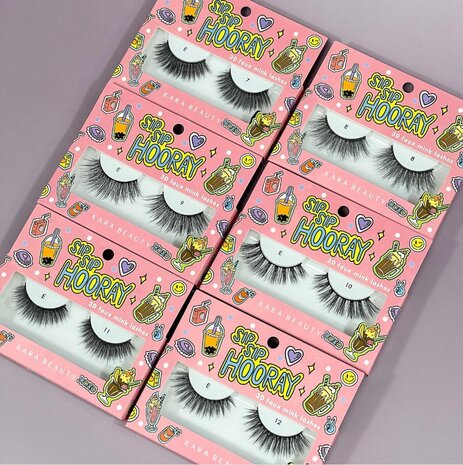 Kara Beauty - Sip Sip Hooray - ES011 - 3D Faux Mink Lashes
