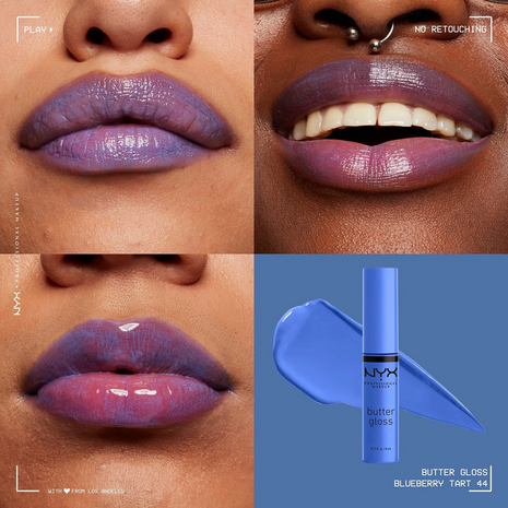 NYX Professional Makeup - Butter Gloss - BLG44 Blueberry Tart