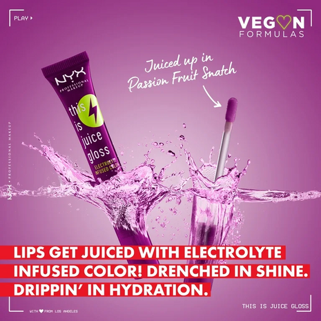 NYX Professional Makeup - This is Juice Gloss - 06 Passion Fruit Snatch