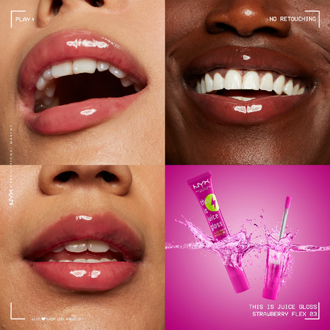 NYX Professional Makeup - This is Juice Gloss - 03 Strawberry Flex