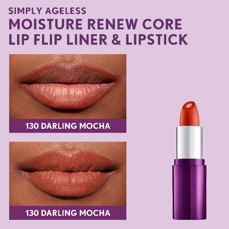 Covergirl - Simply Ageless Moisture Renew Core Lipstick - 130 Darling Mocha