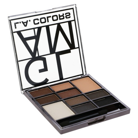 L.A. Colors Color Block Eyeshadow Palette - CES137B Cool Glam