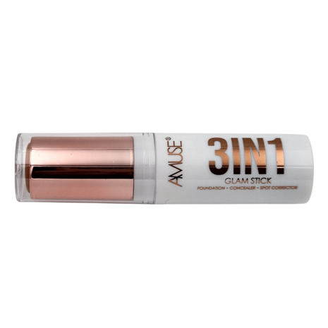 Amuse - 3IN1 Glam Stick - 05 Pecan
