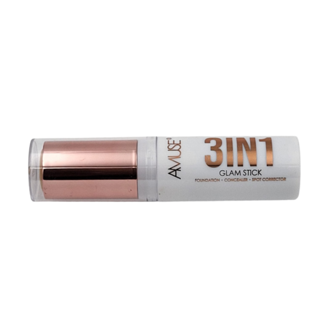 Amuse - 3IN1 Glam Stick - 02 Cool Beige