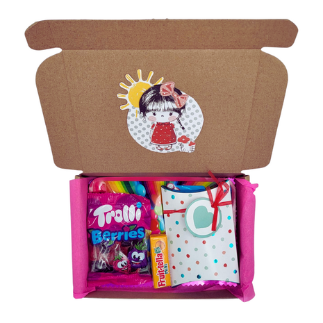 De Girls Happy Box - Meiden Verrassingsdoosje | Meiden Pakket | Verrassingspakket | Geschenkset | Giftset | Meisjes Cadeaupakket | Verrassing voor Meiden Box | Brievenbus Surprise Box