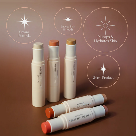 Kara Beauty - Blush N' Beam - Highlighter & Blush Stick - Dew Drop